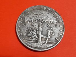 Medaille 1918, Friede mit der Ukraine, 36mm