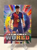 Topps Finest Champions League Pau Cubarsi Top of the World