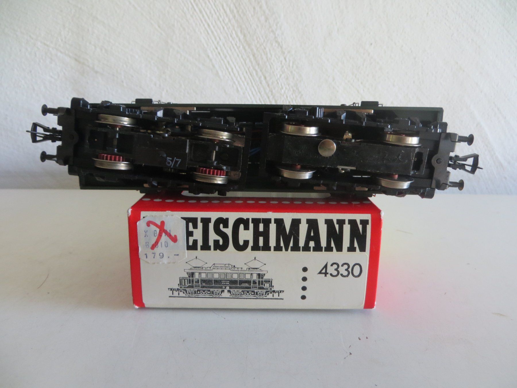 Fleischmann Modellini di ferrovie: Fleischmann H0: Elektrolok E 44 der DB, 4330, mit OVP – Usato da St.Gallen venduto da gnumolo 7