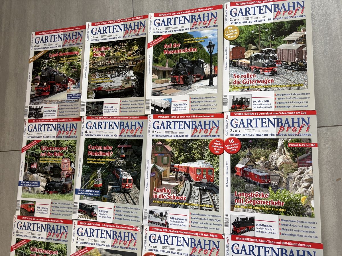 Riviste & Magazine: 15x Gartenbahn profi  – Usato da Ollon VD venduto da behemiste51 1