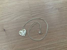 Kette Herz Rose Anhänger Schmuck Damen Belle
