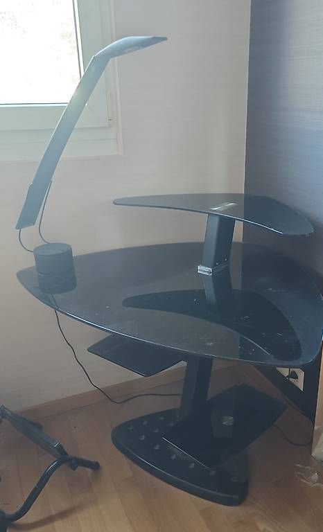 Schreibtische: Bureau en verre design  – Gebraucht aus Châtelaine von Osoleil 1