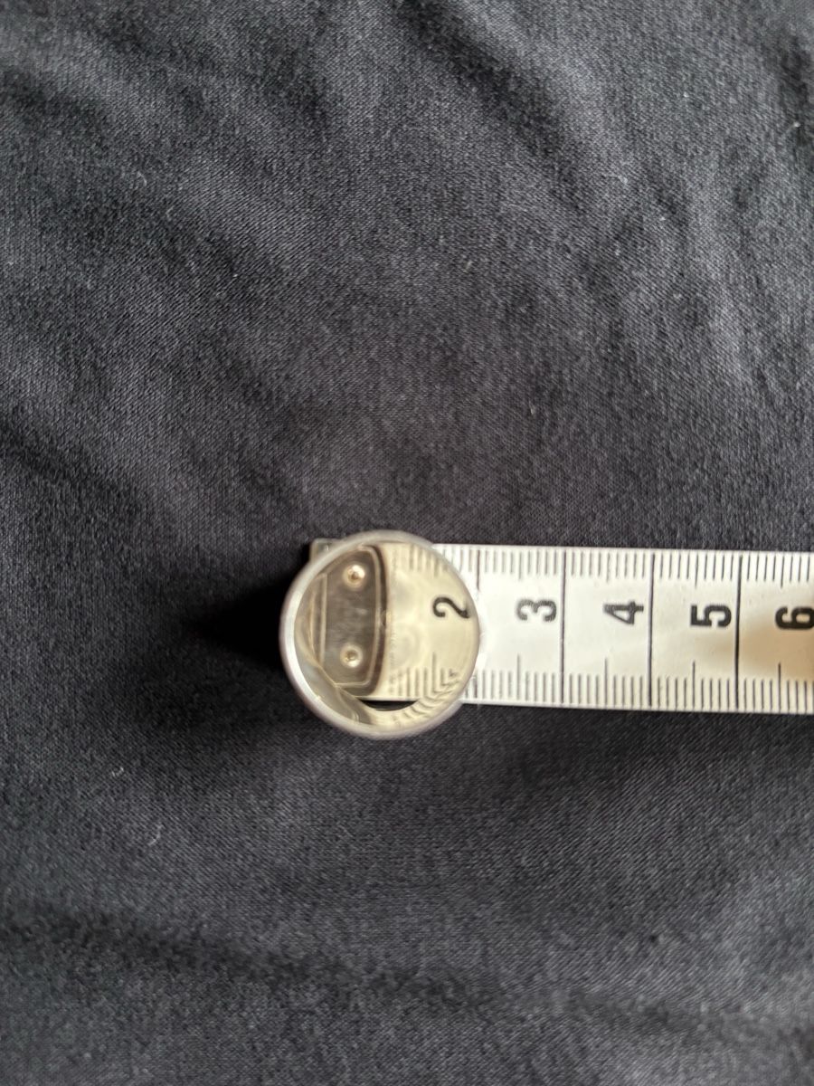 Anelli: Stylischer Silberring mit Muster, Grösse 58, 12mm breit – Usato da Zürich venduto da wei_8n2l 4