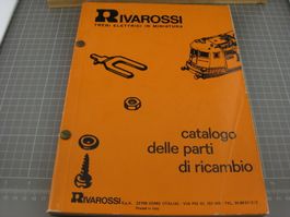 Rivarossi catalogo delle parti di ricamb