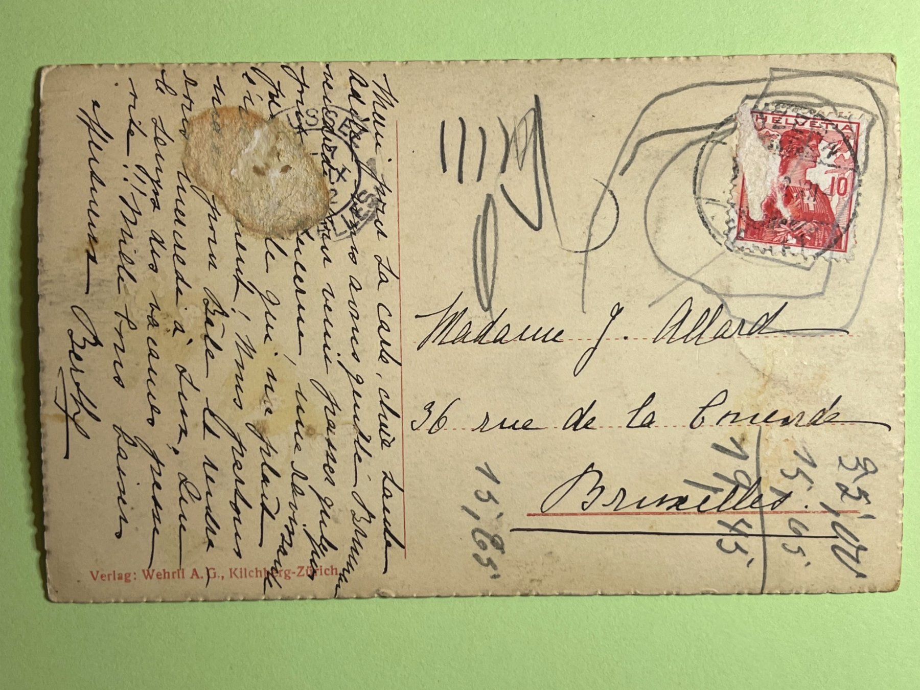 Cartoline postali: Luzern - Löwendenkmal – Usato da Steg VS venduto da _vinci_ 1