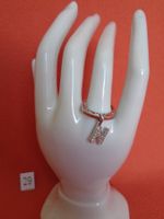 Silberring Buchstabe N Zirkonia - Sterling Silber 925 Gr.56