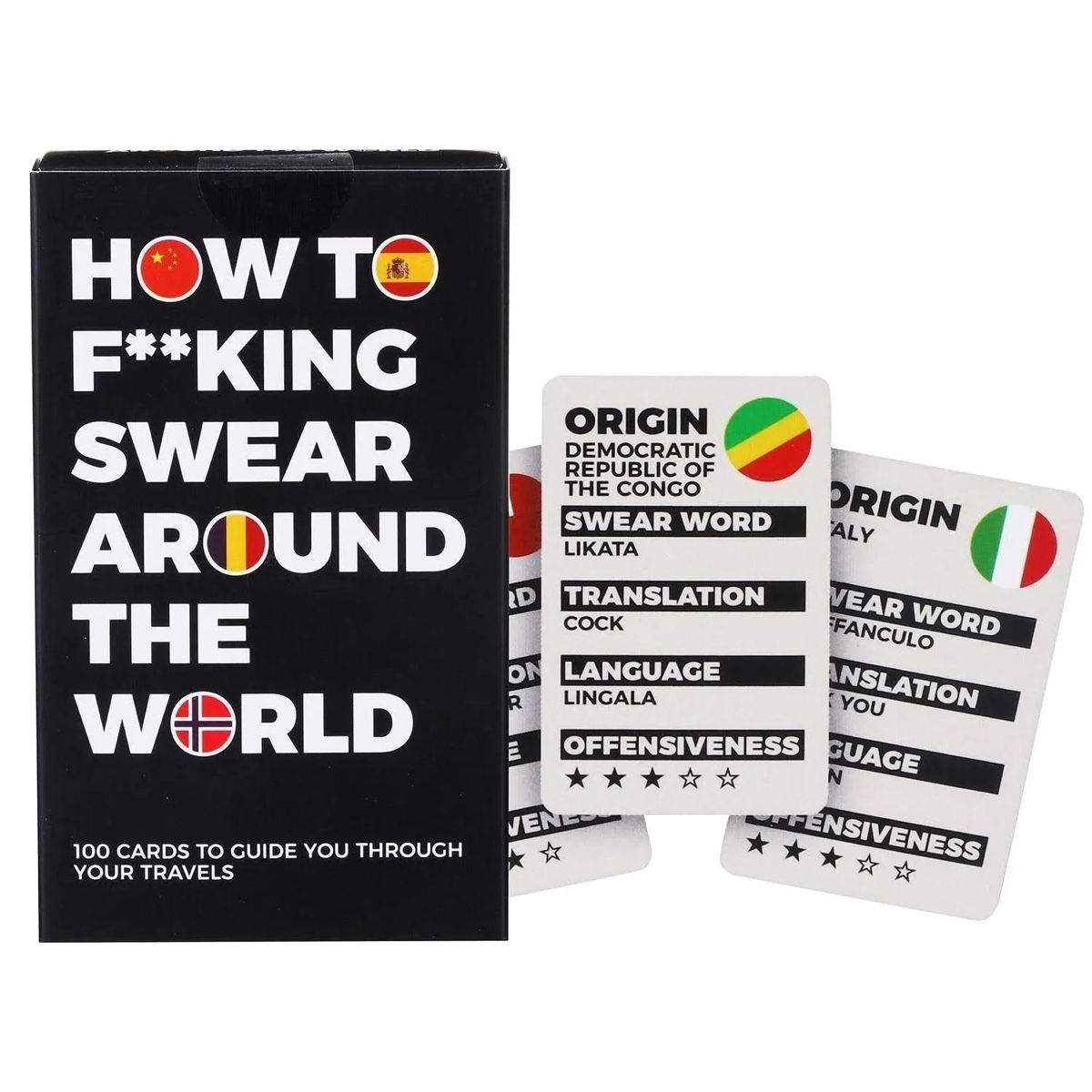 Giochi: How to swear around the world card deck – Nuovo e nell'imballaggio originale da Zürich venduto da ann_in_zuri 4