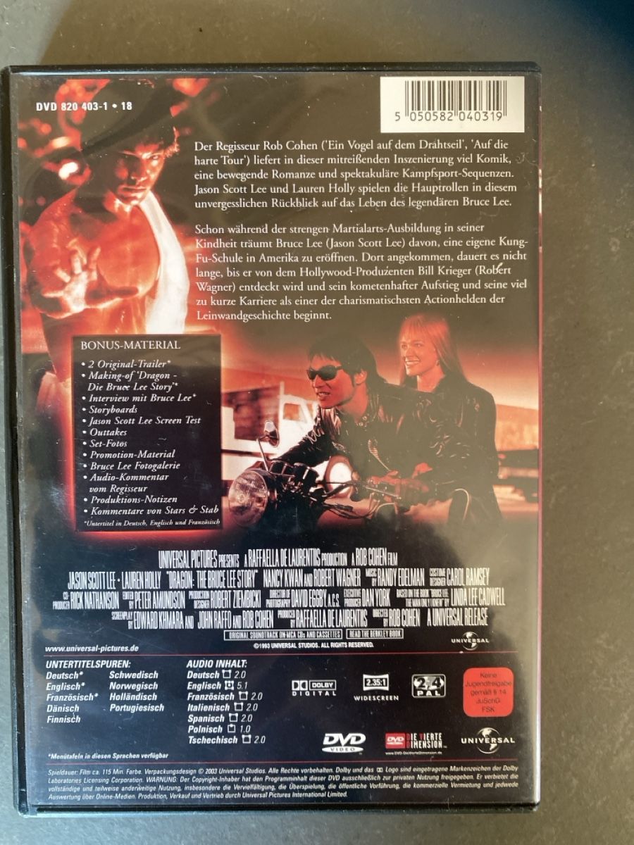 Alle DVDs: DVD Dragon Die Bruce Lee Story – Neu (gemäss Beschreibung) aus Dallenwil von kavogt6 1