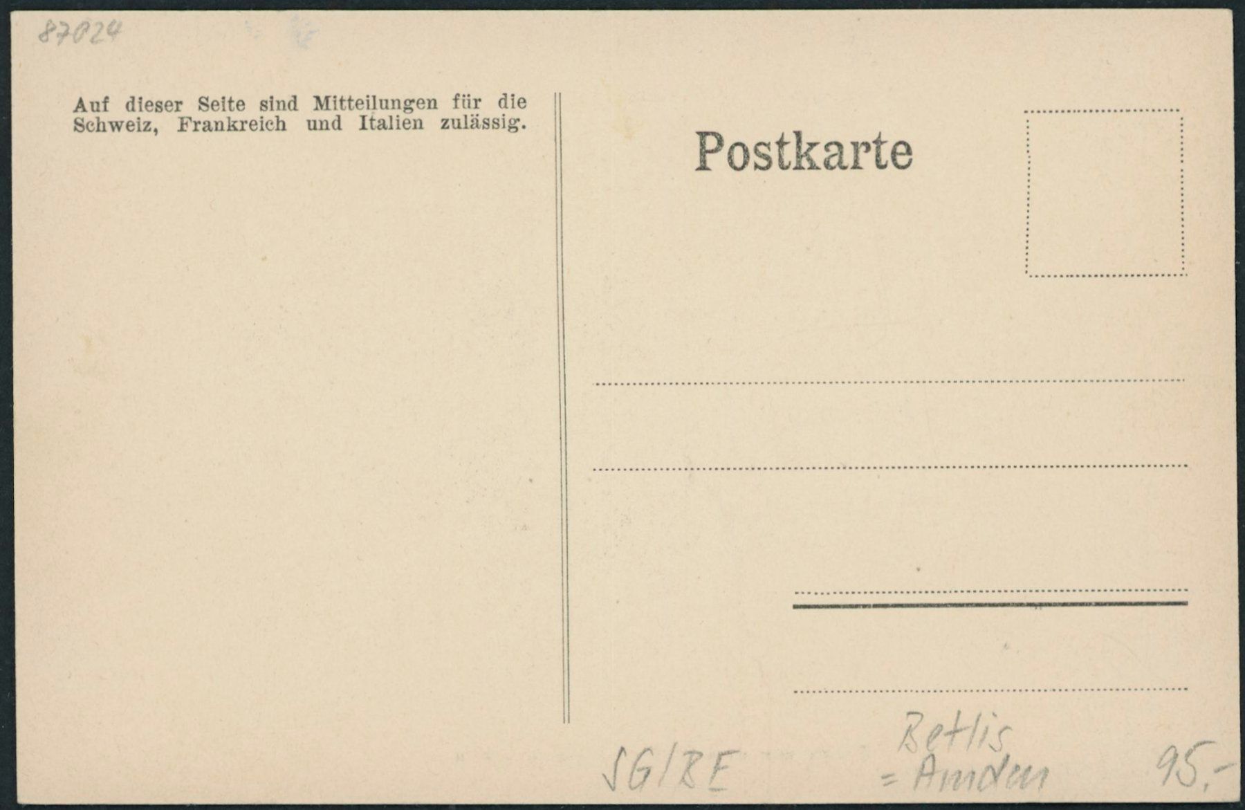 Cartes postales: SG Betlis - Amden – Neuf (Voir description) à Schindellegi par dolpitz 1