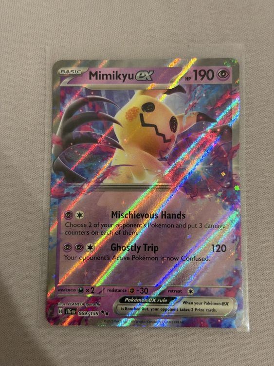 Mimikyu ex (JTG 069) - Journey Together 🔵🟣 - Pokémon