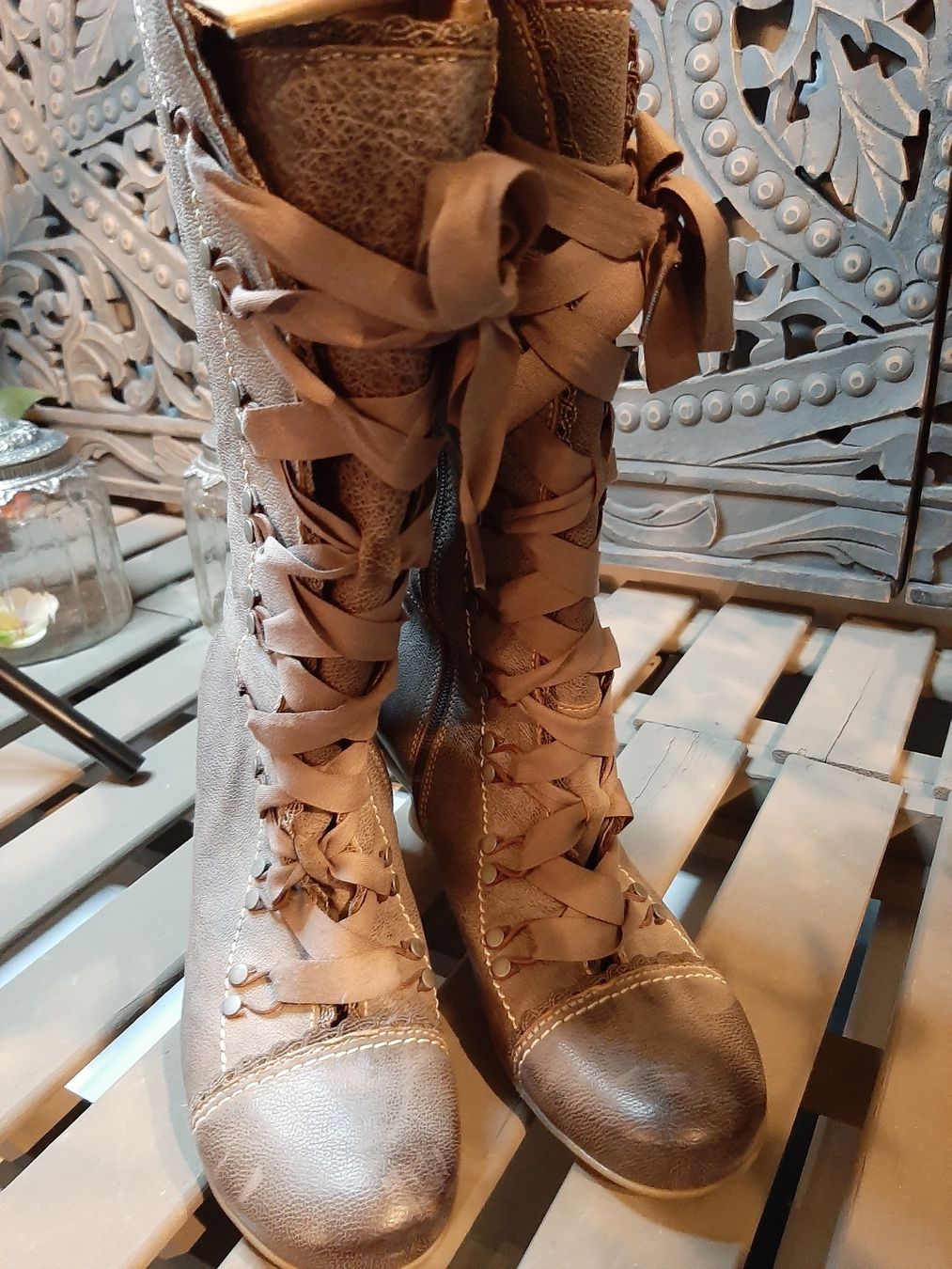 Scarpe da donna: wunderschöne BRAKO Stiefel braungrau 38 – Usato da Bern venduto da Preloved.Nile.4.Sale 8