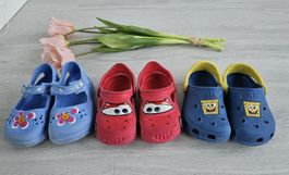 3 x Crocs Grösse 8/9  (EU 23-24)