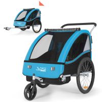 Tiggo VS 2 in 1 Kinderanhänger Blau