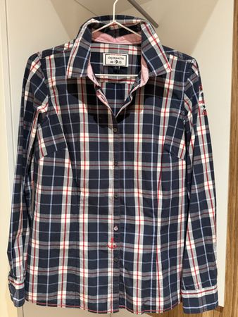 Karobluse Damen dunkelblau mit weissem Grösse L guter Zustan