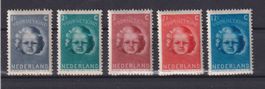 Serie Kinderhilfswerk Niederlande. 1945. Postfrisch.