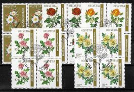 2002, J364-368, Viererblockserie gestempelt ET (15762)