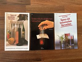 3 SJW Hefte: Chemische, physikalische, botanische Versuche