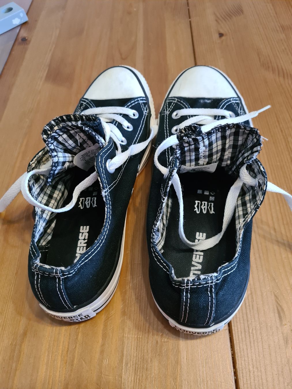 Converse Scarpe da uomo: Converse Grösse 40 Schwarz Karo Innenfutter – Usato da Horw venduto da Mirii91 5
