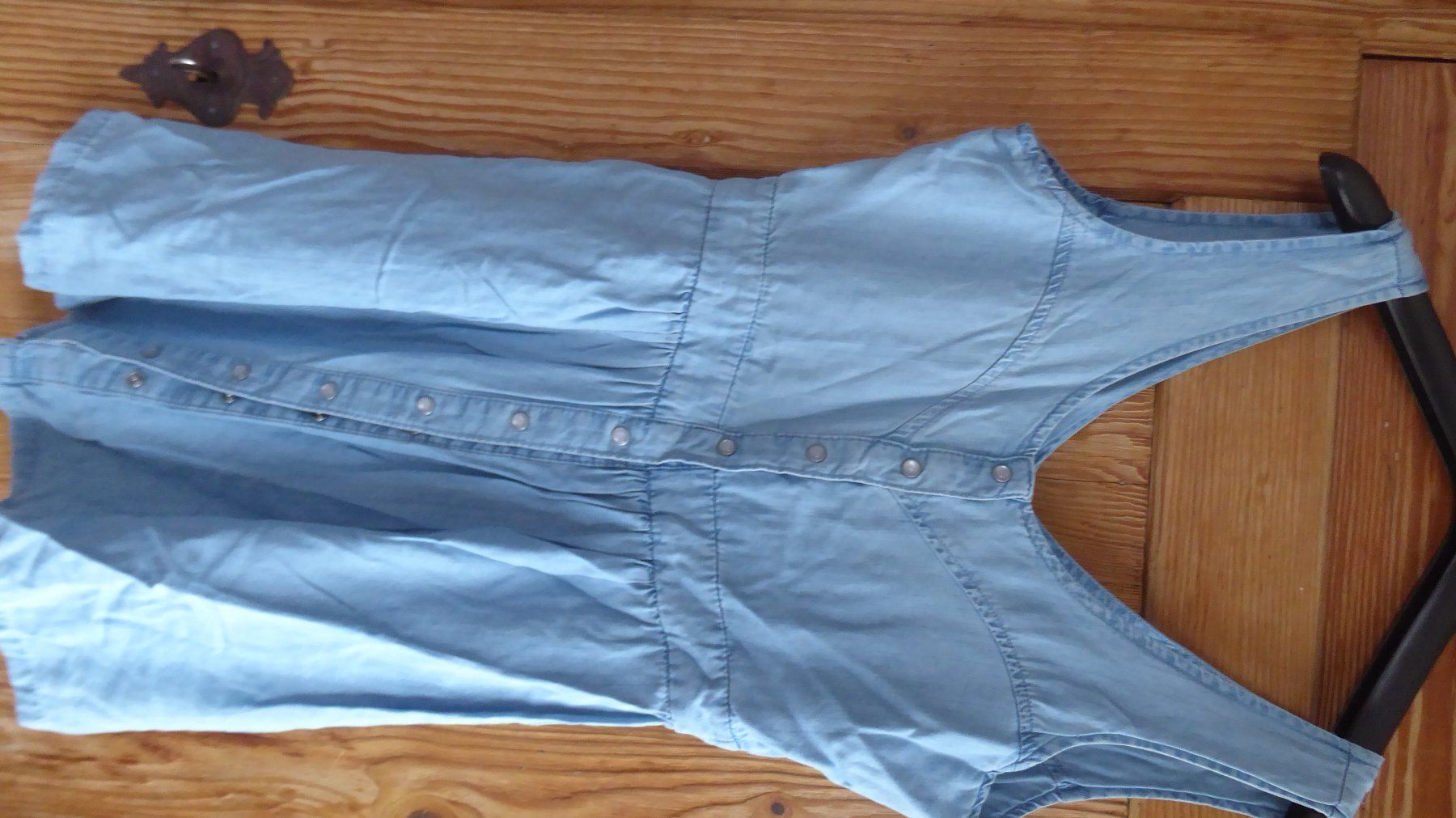 Kleider: Sommer Mini Kleid Jeans Gr 36 Bund 36cm – Gebraucht aus Sargans von Benziner 1