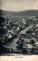 Baden. Limmat mit Bäderquartier