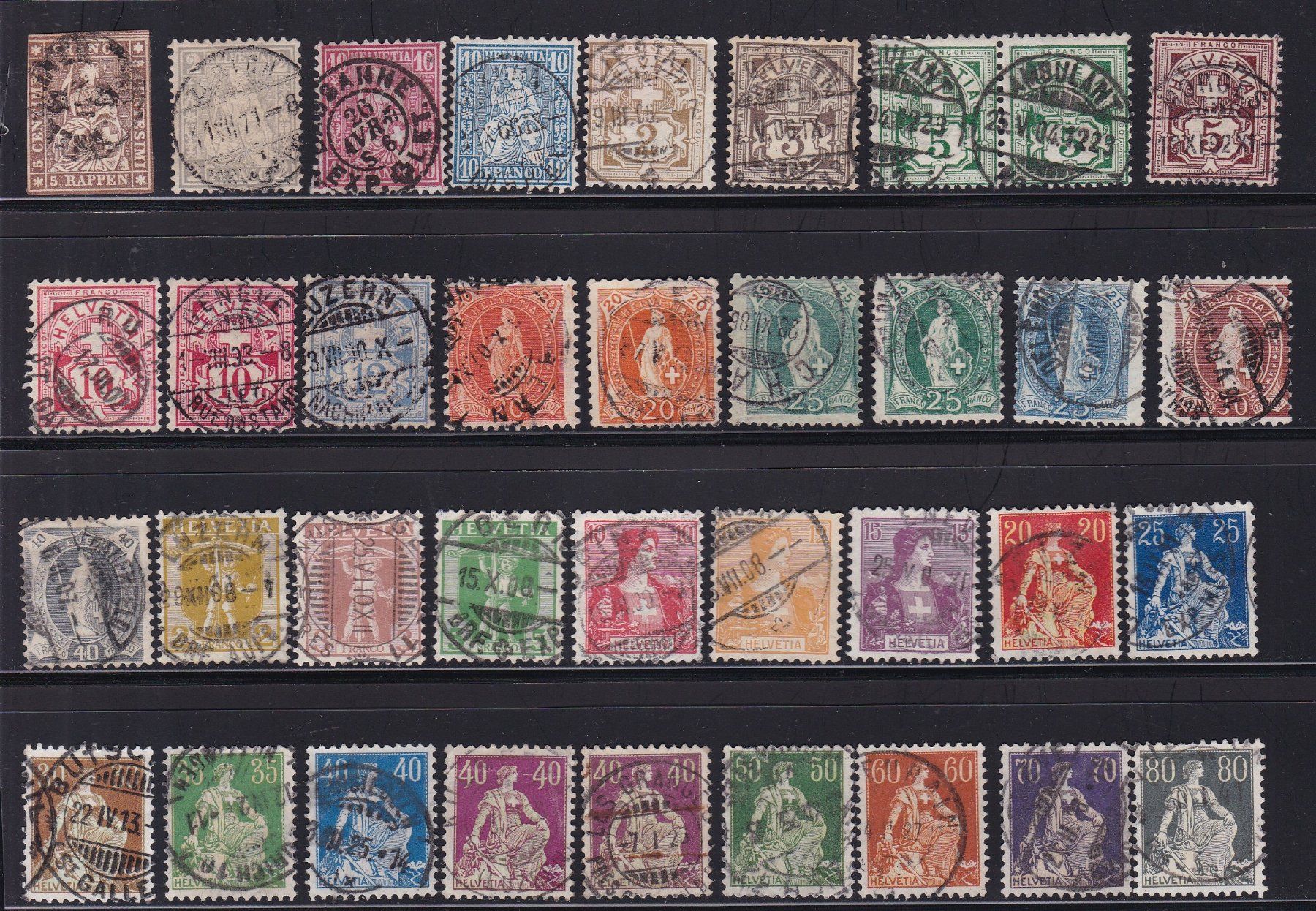 Tous les timbres: Briefmarken Lot "Altschweiz" ab Strubel – D'occasion à Münchwilen AG par Nesar