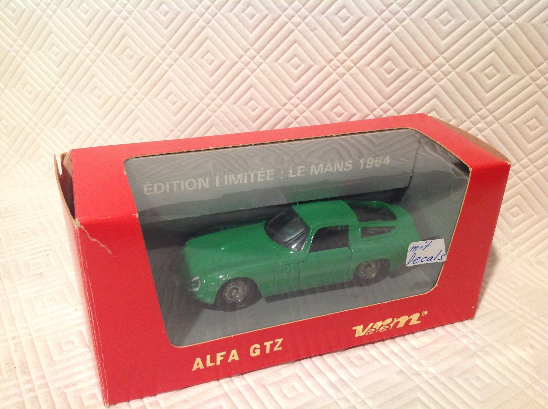 Alfa Romeo Modellini d'auto: Alfa Romeo GTZ "Le Mans 1964" Verem – Nuovo (secondo la descrizione) da Seuzach venduto da Jage