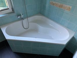 Eckbadewanne Badewanne Acryl, wenig benutzt