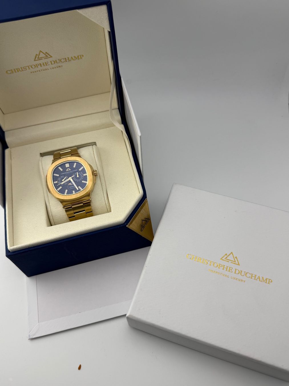 Orologi: Montre Christophe Duchamp Dorée Phase de Lune – Usato da Biel/Bienne venduto da MrP_WatchesBiel 3