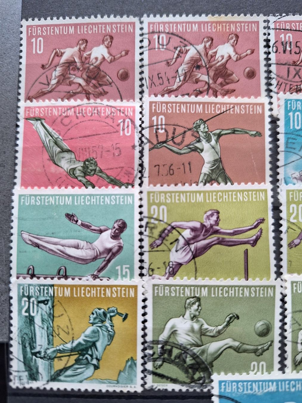 Tutti i francobolli: Sportmarken Liechtenstein – Usato da Balgach venduto da SIMEON27 2