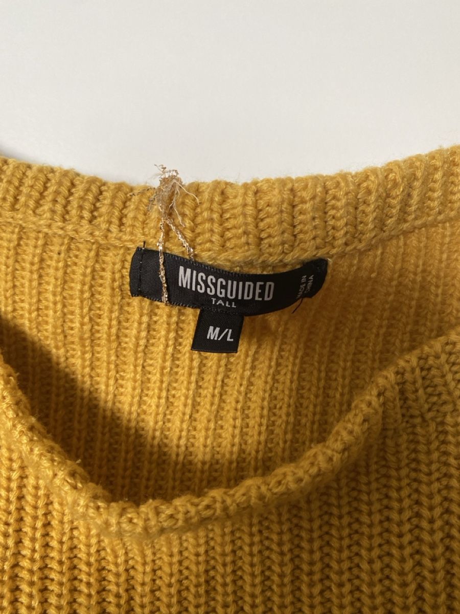 Pulls & Sweat-shirts: Damen Pullover Missguided senfgelb Grösse M/L – D'occasion à Alpnach Dorf par melbb 1