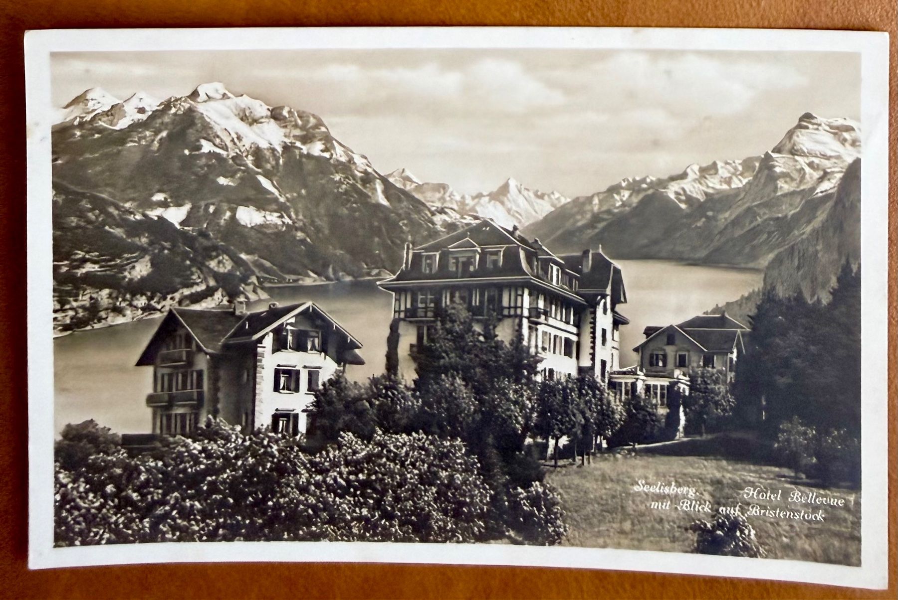 Cartoline postali: Seelisberg - Hotel Bellevue 1921 – Usato da Lutry venduto da Ediego