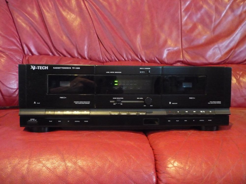 X4–tech tP - 1000 Cassettes-Plateau Noir