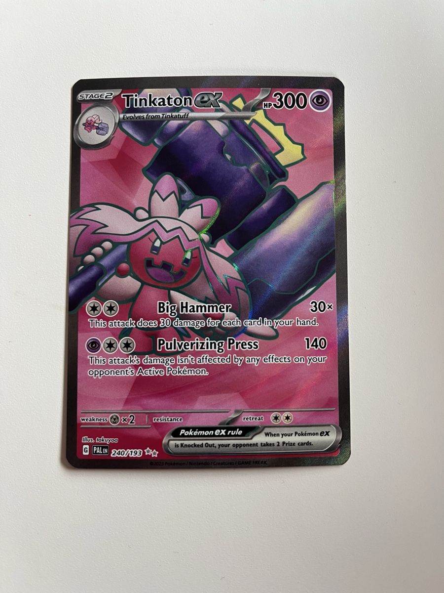 Pokémon Carte collezionabili: Tinkaton ex Pokemon EN – Nuovo (secondo la descrizione) da Reichenbach i. K. venduto da del_c7lw
