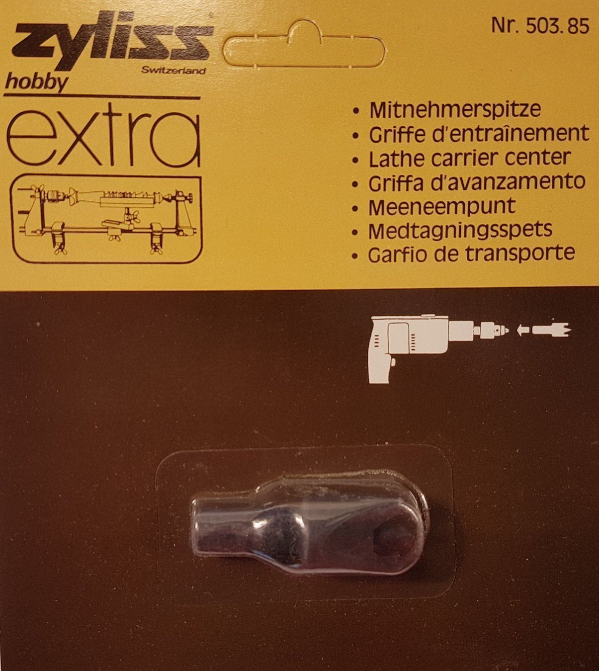 Zyliss Tutti gli attrezzi: Mitnehmerspitze, zum Holz-Drechseln – Nuovo e nell'imballaggio originale da Gasel venduto da CreaRex 5