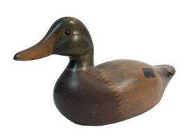 Holzfigur Ente