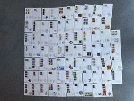 Liechtenstein - 74x FDC schönes Lot  zwischen 1966-1977