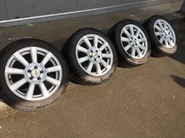 Vend 4 roues , CONTINENTAL Winter Contact TS 860 - 205/55 R