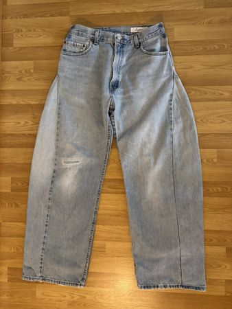 Original ALIGRACE BARREL CUSTOMS WIDE LEG JEANS