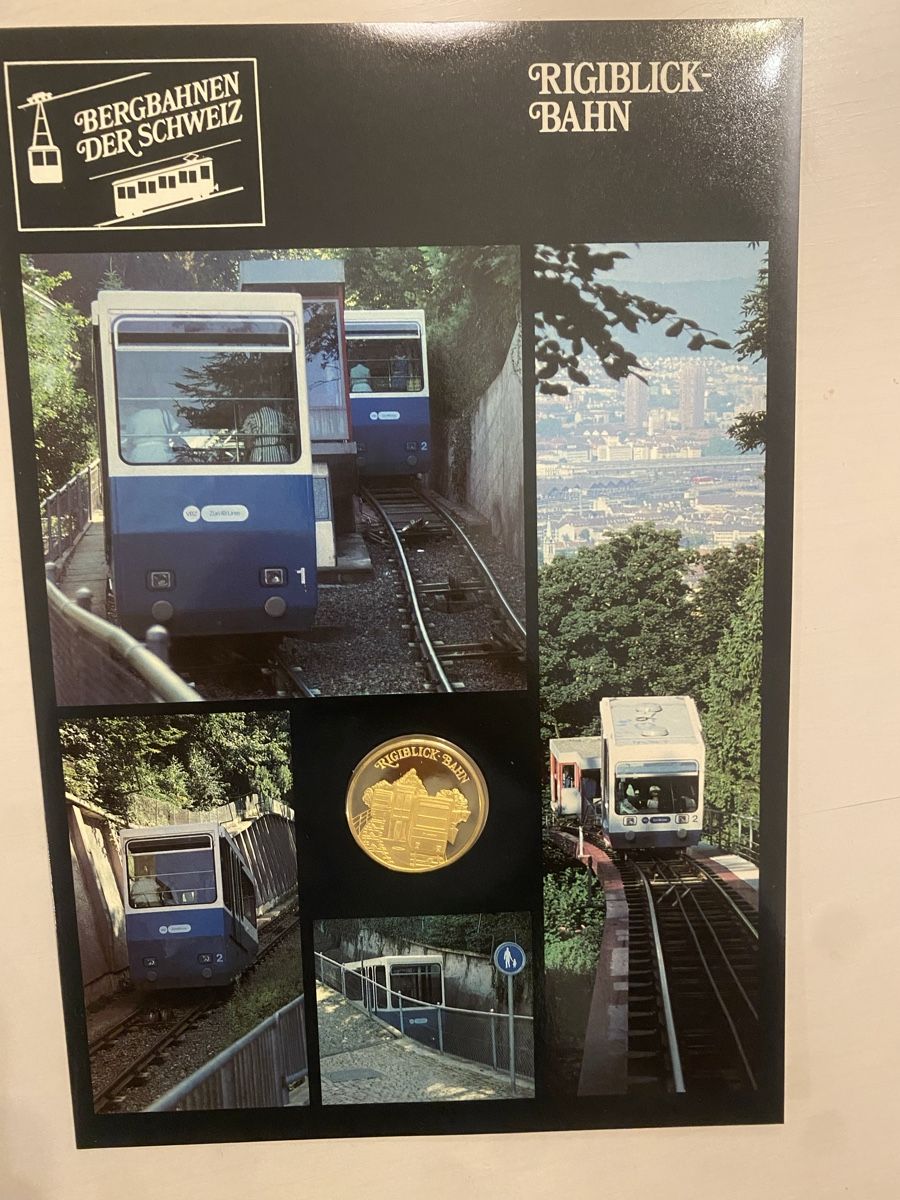 Medaglie: Rigiblickbahn Silvermedaille vergoldet – Nuovo (secondo la descrizione) da Muralto venduto da Alex1912
