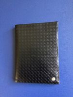Etui de passeport Cerruti 1881 en cuir noir,  neuf
