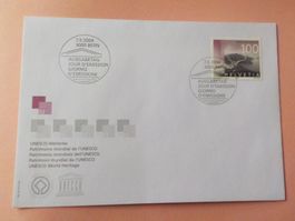 2004, FDC, Unesco Welterbe der CH