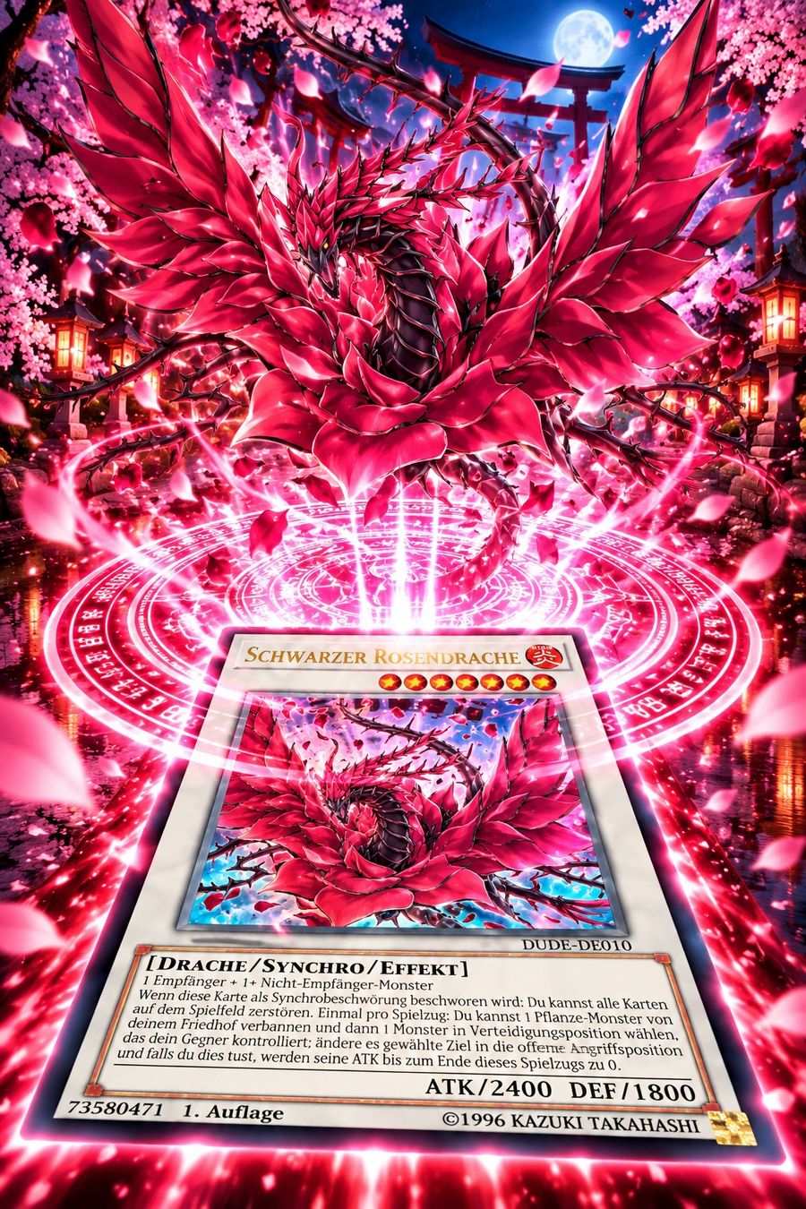 Yugioh Carte collezionabili: Schwarzer Rosendrache - DUDE-DE010 – Usato da Zürich venduto da mountainwizard00 2