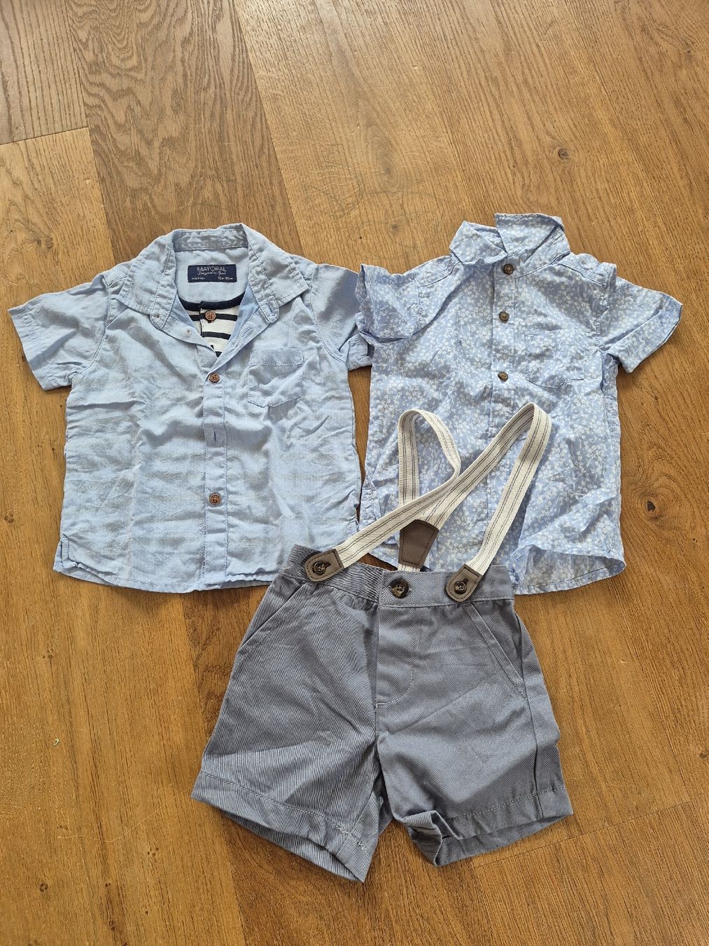 Lotti & Set di vestiti: Hemd & kurze Hose 80 – Nuovo (secondo la descrizione) da Esslingen venduto da jozo2016