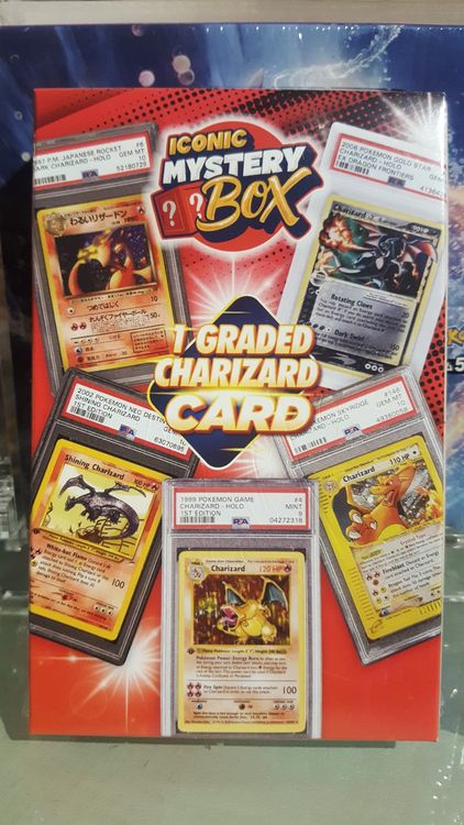 POKEMON ICONIC Mystery Box 1 Graded Charizard Inside !!! | Acheter sur ...