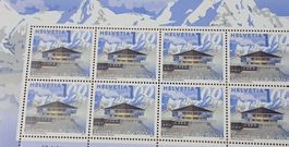 Briefmarkenbogen Schilthorn Piz Gloria 8er Set