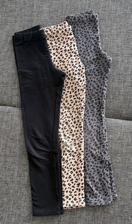 3er Set H&M Leggings gefüttert Gr. 134