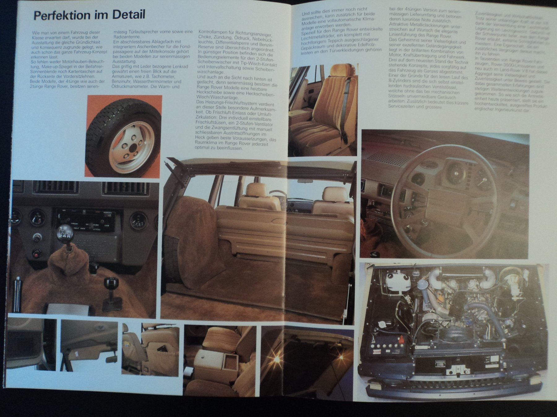 Rover Documenti: Prospekt Range Rover MK1 1970er – Usato da Schwarzenburg venduto da modelCARama 4