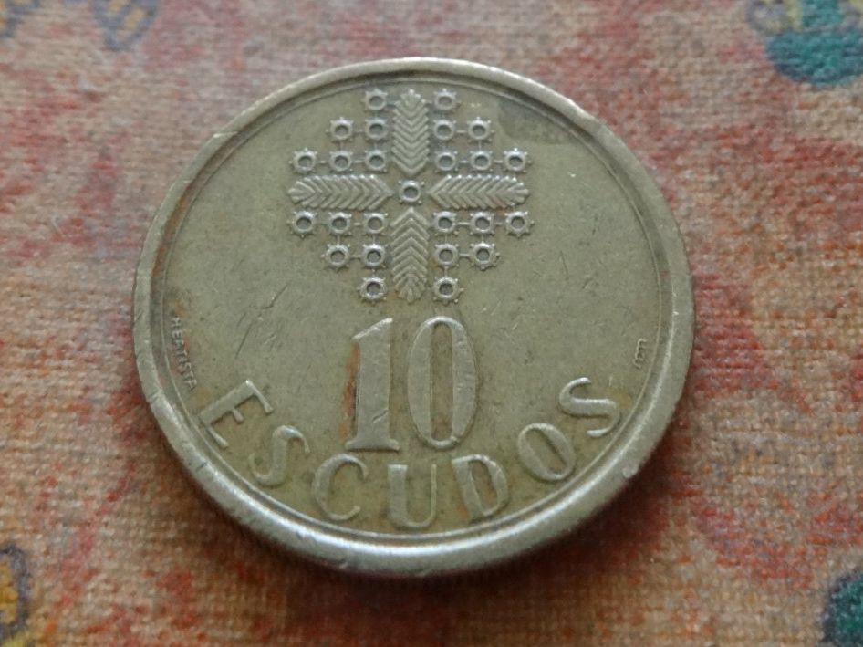 Tutti le monete: PORTUGAL  10  Escudos  1991 – Usato da Romanel-sur-Lausanne venduto da Swift13 1
