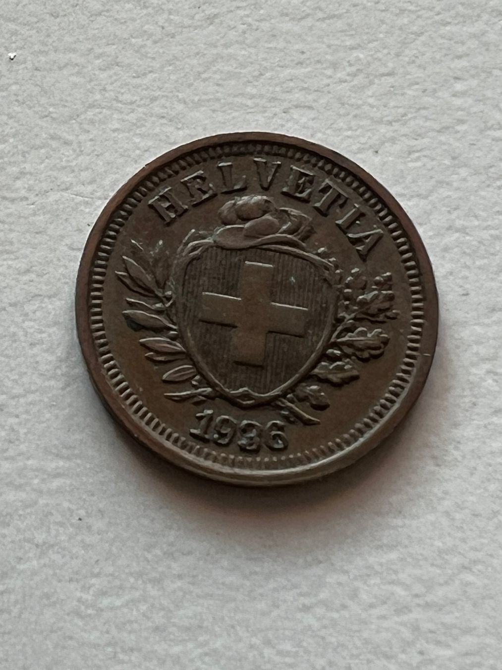 Tutti le monete: 1 Rp. 1936 – Usato da Schötz venduto da Odpa