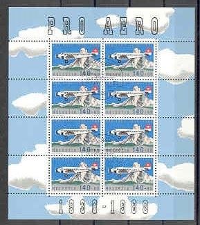 Tutti i francobolli: 1988 Pro Aero Kleinbogen mit ET-O – Usato da Winterthur venduto da Kyoung